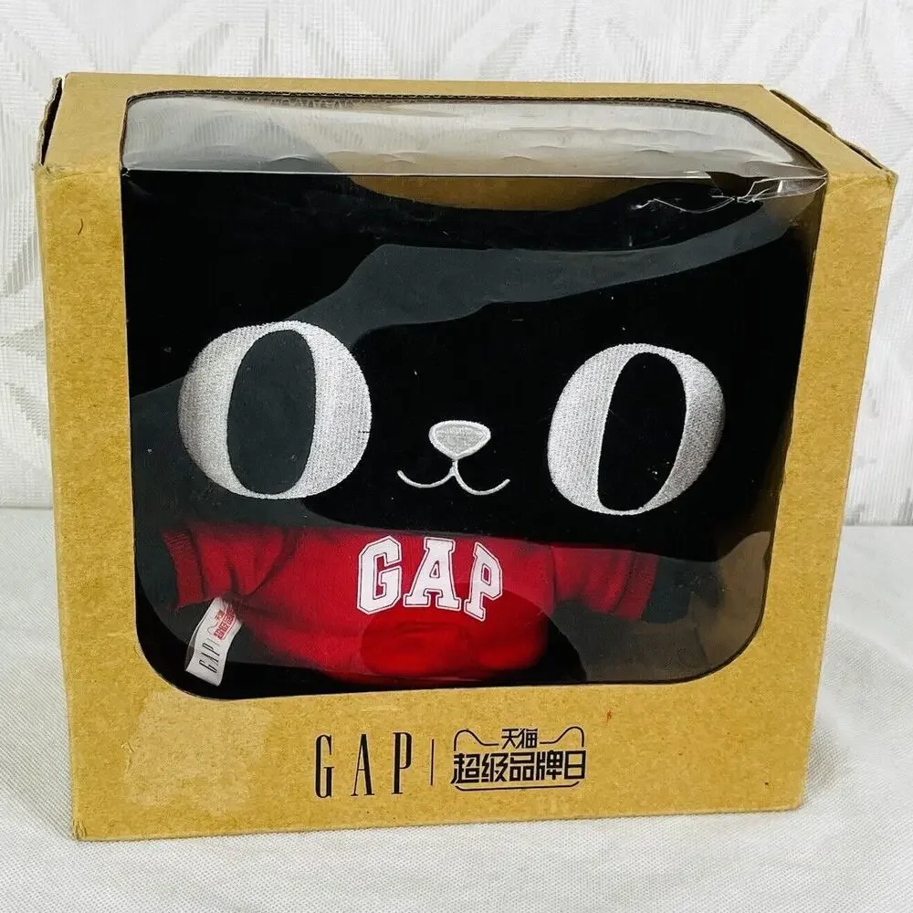 Tmall Gap Gatsby Black‎ Cat Recordable Message Plush In Red Hoodie